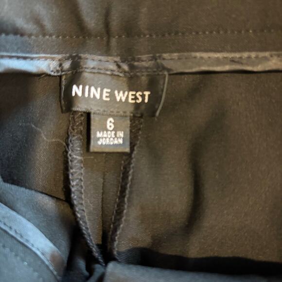 Nine West NWT Women's Size 6 Black Dress Pants Stretch - Picture 5 of 6